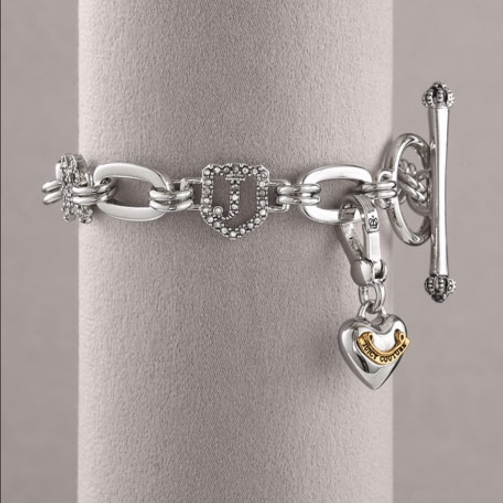 Juicy Couture Luxe Limited Edition Crystal Charm Bracelet